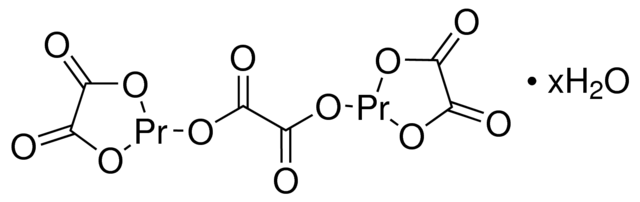 Praseodymium(III) oxalate hydrate - CAS:24992-60-7 - Ethanedioic acid, praseodymium salt, hydrate, Praseodymium ethanedioate